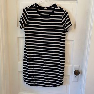 Striped Tee Shirt Dress